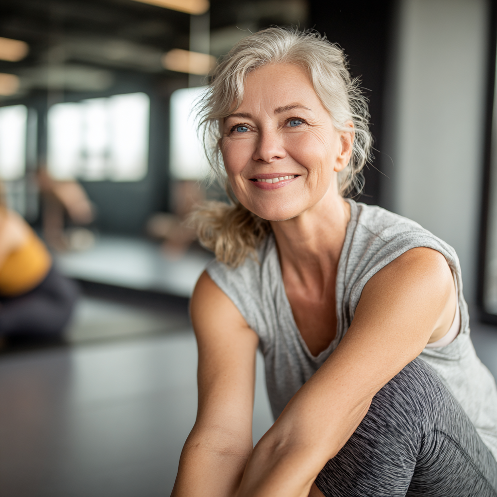 Happy Ukrainian senior couple cooking healthy meal together in modern kitchen with fresh vegetables and proteins